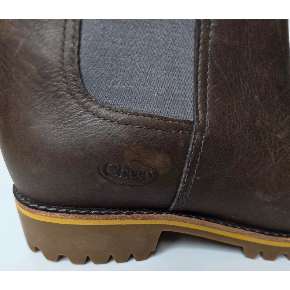 Chaco Fields Women's Chelsea Brown Lug-sole Ankle Boots Size 7 - Picture 3 of 8